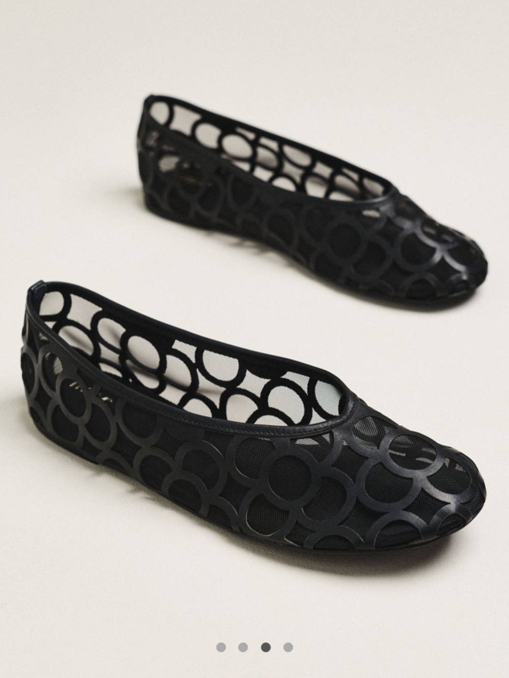 Maeve Circle Cutout Ballet Flats